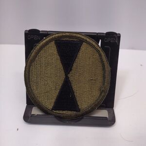 Vietnam War Era U.S. ARMY 7th INFANTRY DIVISION SUBDUED MERROWED EDGES PATCH OD